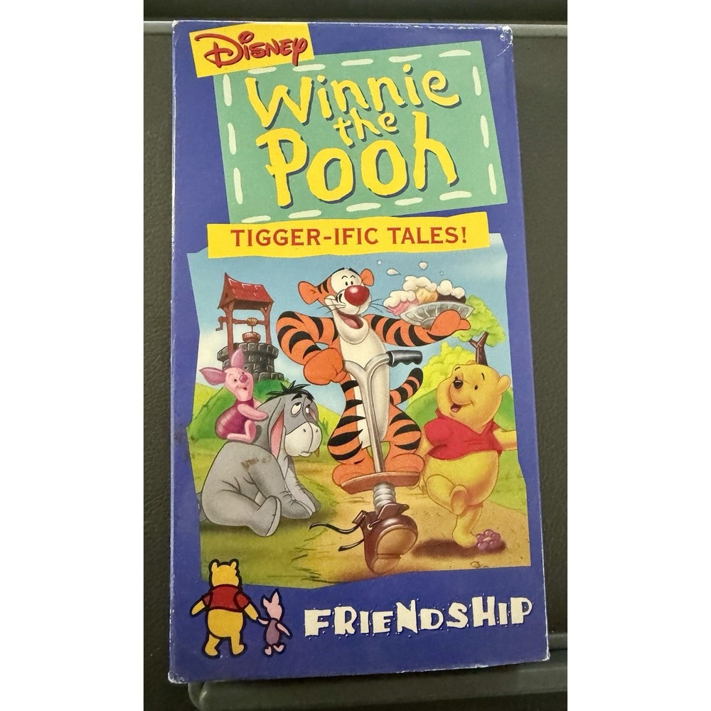 Disney Winnie the‎ Pooh - Tigger-ific Tales!  (VHS, 1997) Friendship Video Tape